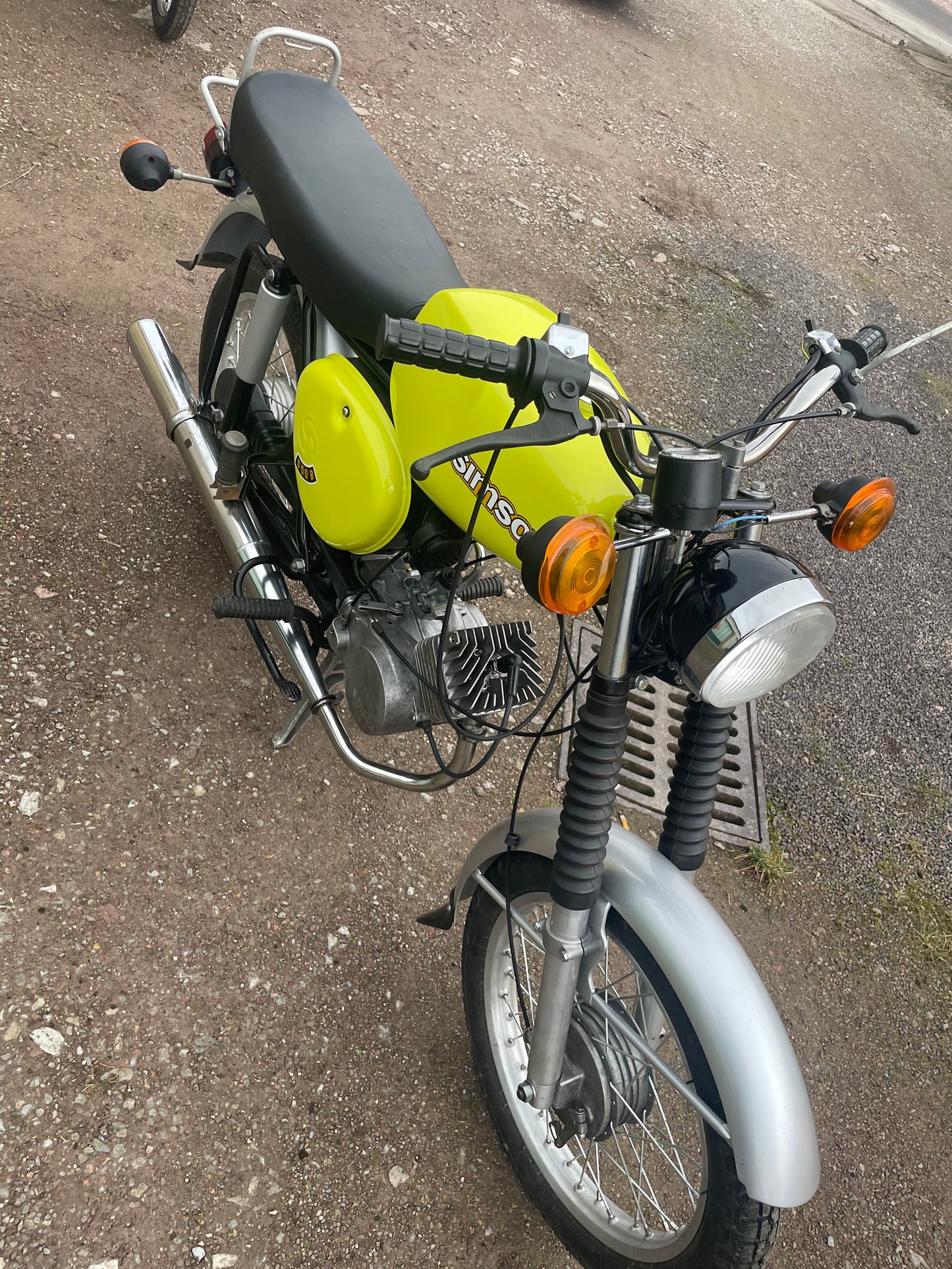 Teilrestauriert Simson S50B in Rapsgelb mit KBA Papieren