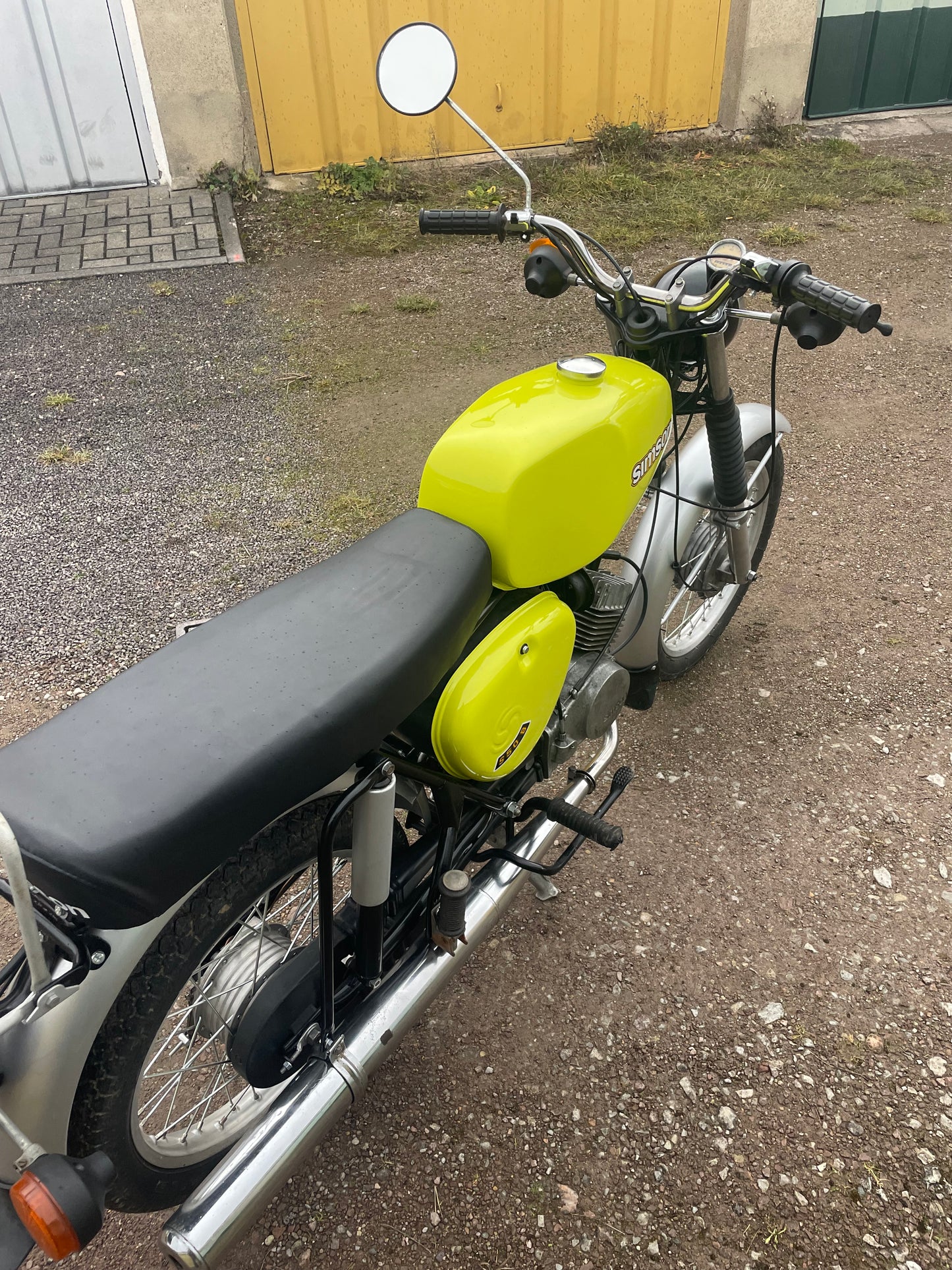 Teilrestauriert Simson S50B in Rapsgelb mit KBA Papieren