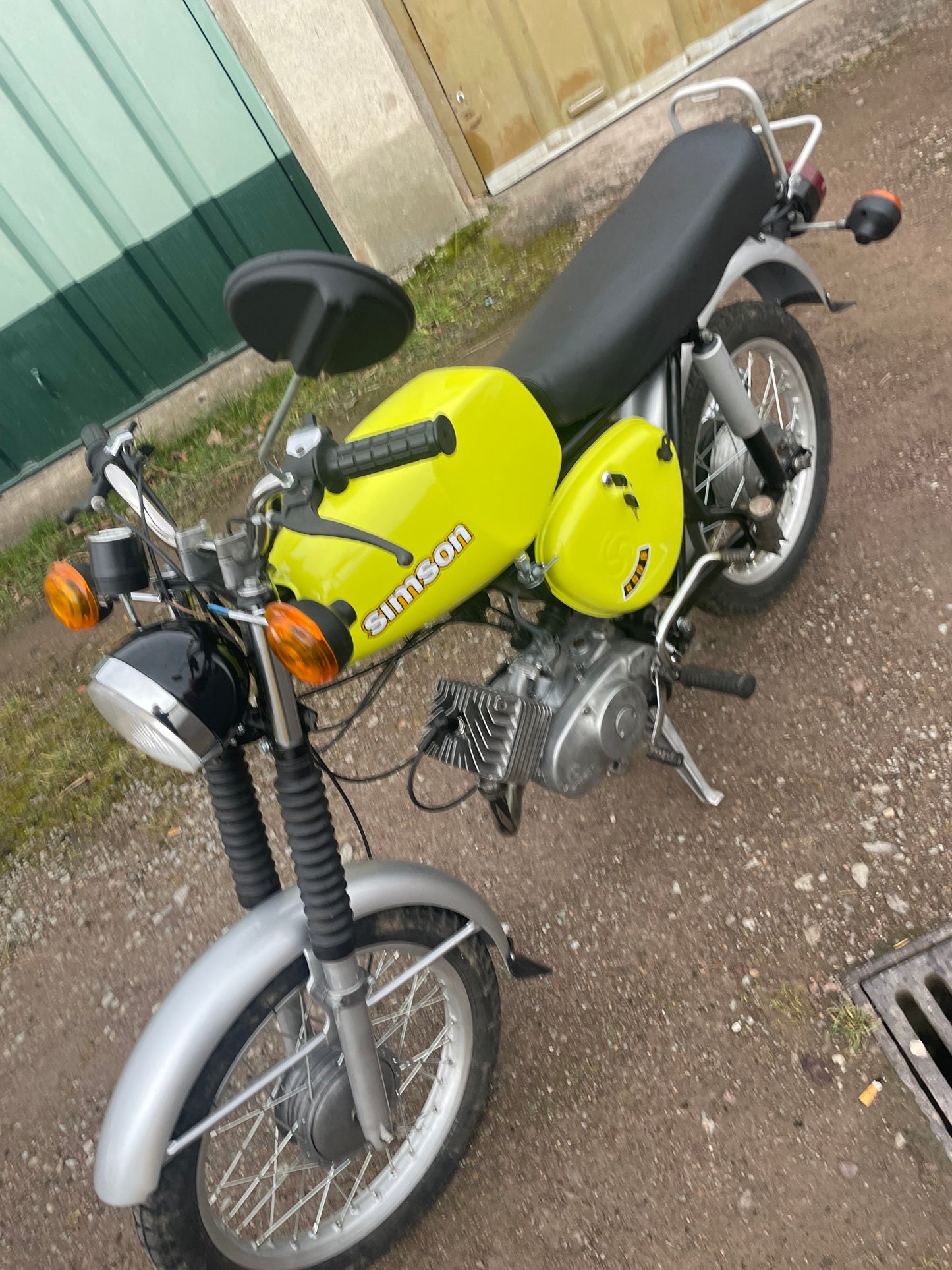 Teilrestauriert Simson S50B in Rapsgelb mit KBA Papieren