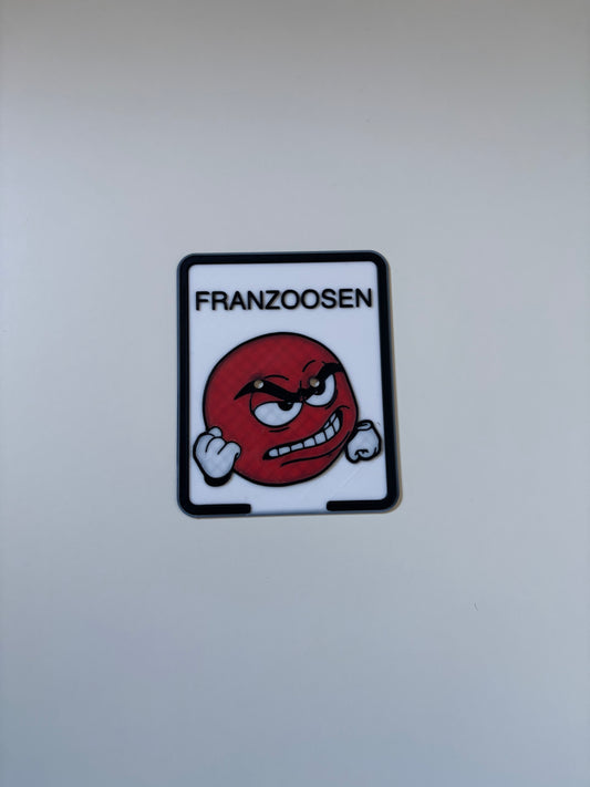 Simson Kennzeichen 3D Druck Custom GRRR Smilie