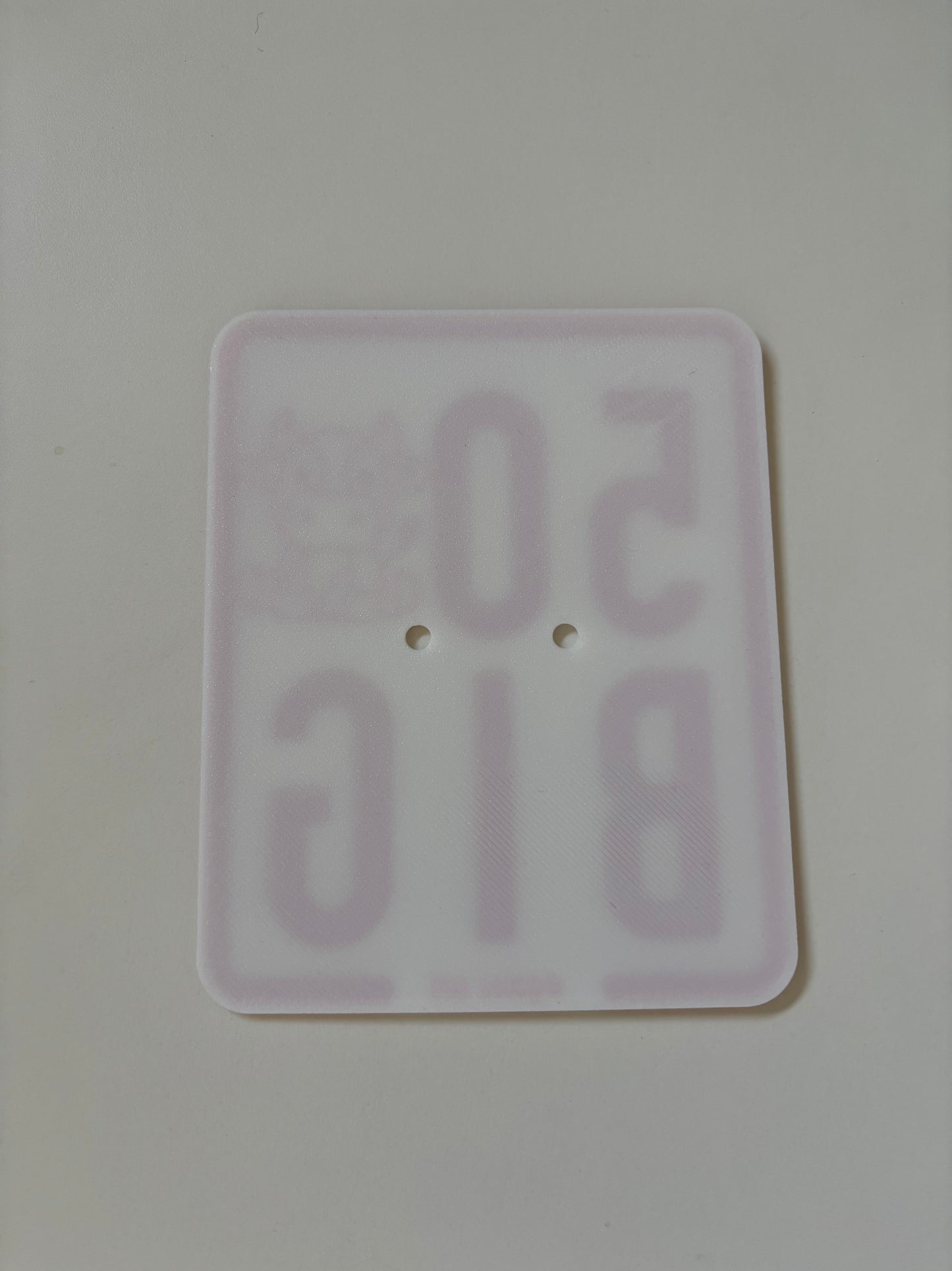 Simson Kennzeichen 3D Druck Custom 50"KUH" BIG