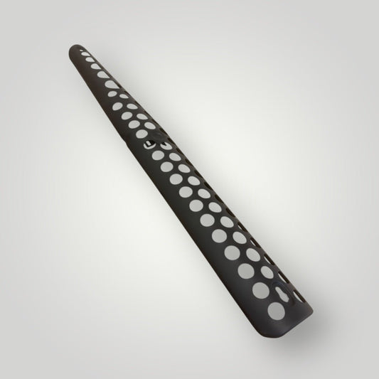 Hitzeschutzblech Auspuff Simson Enduro Schwarz Matt – B - Ware - simsonrausch
