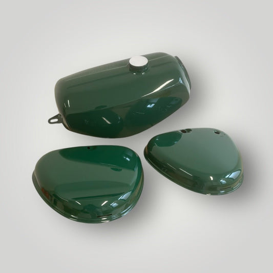 Simson Tank + Seitendeckel Billardgrün S51/S50/S70 Enduro – B - Ware Ersatzteile - simsonrausch