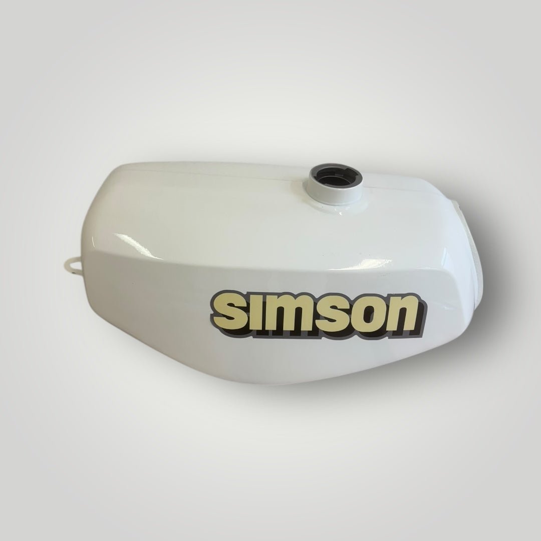 Simson Tank + Seitendeckel Weiß S51/S50/S70 Enduro – B - Ware Ersatzteile - simsonrausch
