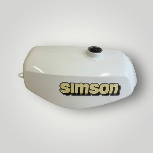 Simson Tank + Seitendeckel Weiß S51/S50/S70 Enduro – B - Ware Ersatzteile - simsonrausch