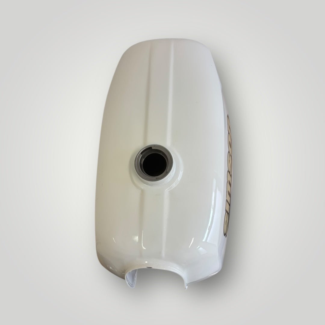 Simson Tank + Seitendeckel Weiß S51/S50/S70 Enduro – B - Ware Ersatzteile - simsonrausch