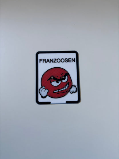 Simson Kennzeichen 3D Druck Custom GRRR Smilie