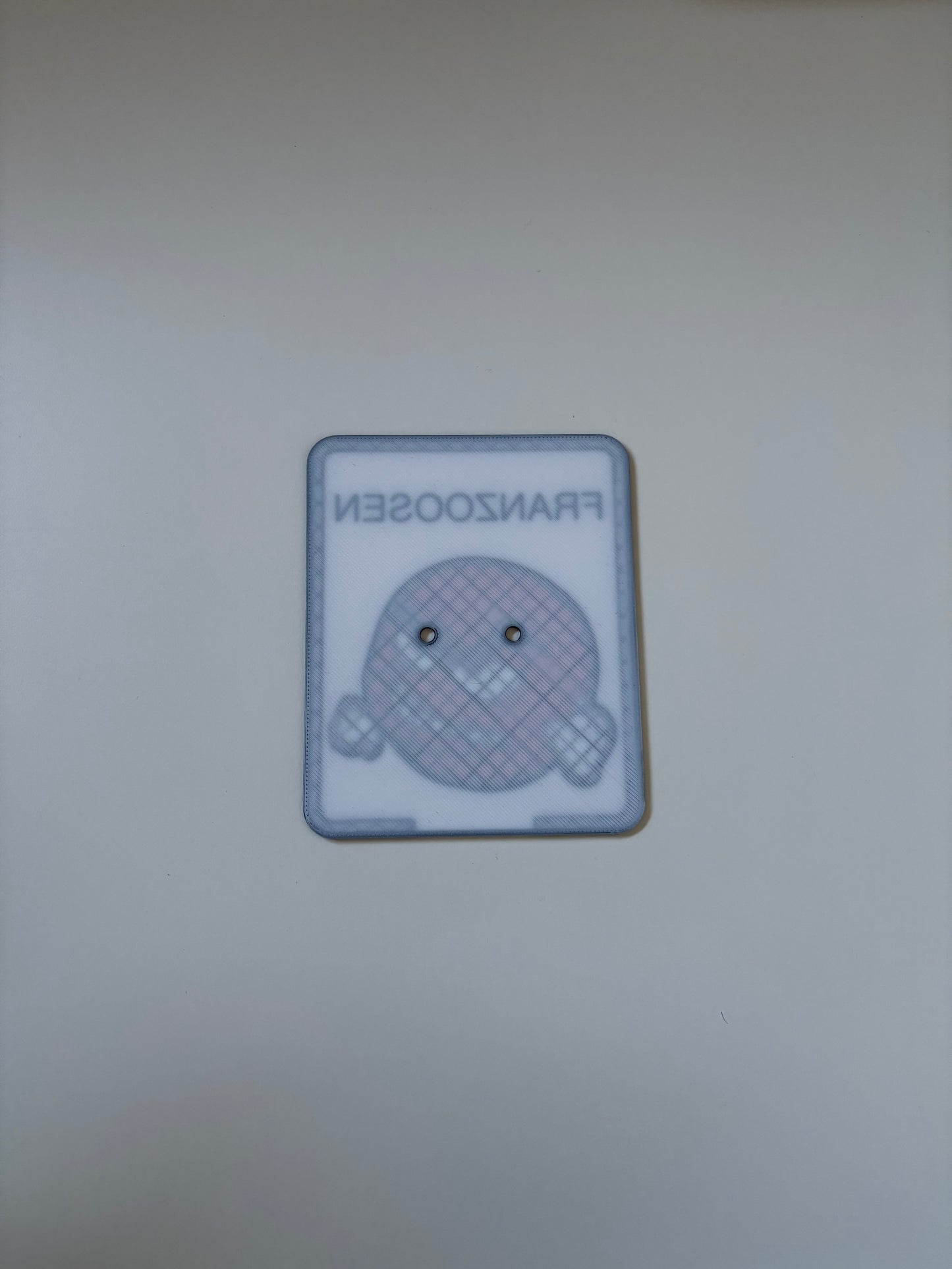 Simson Kennzeichen 3D Druck Custom GRRR Smilie