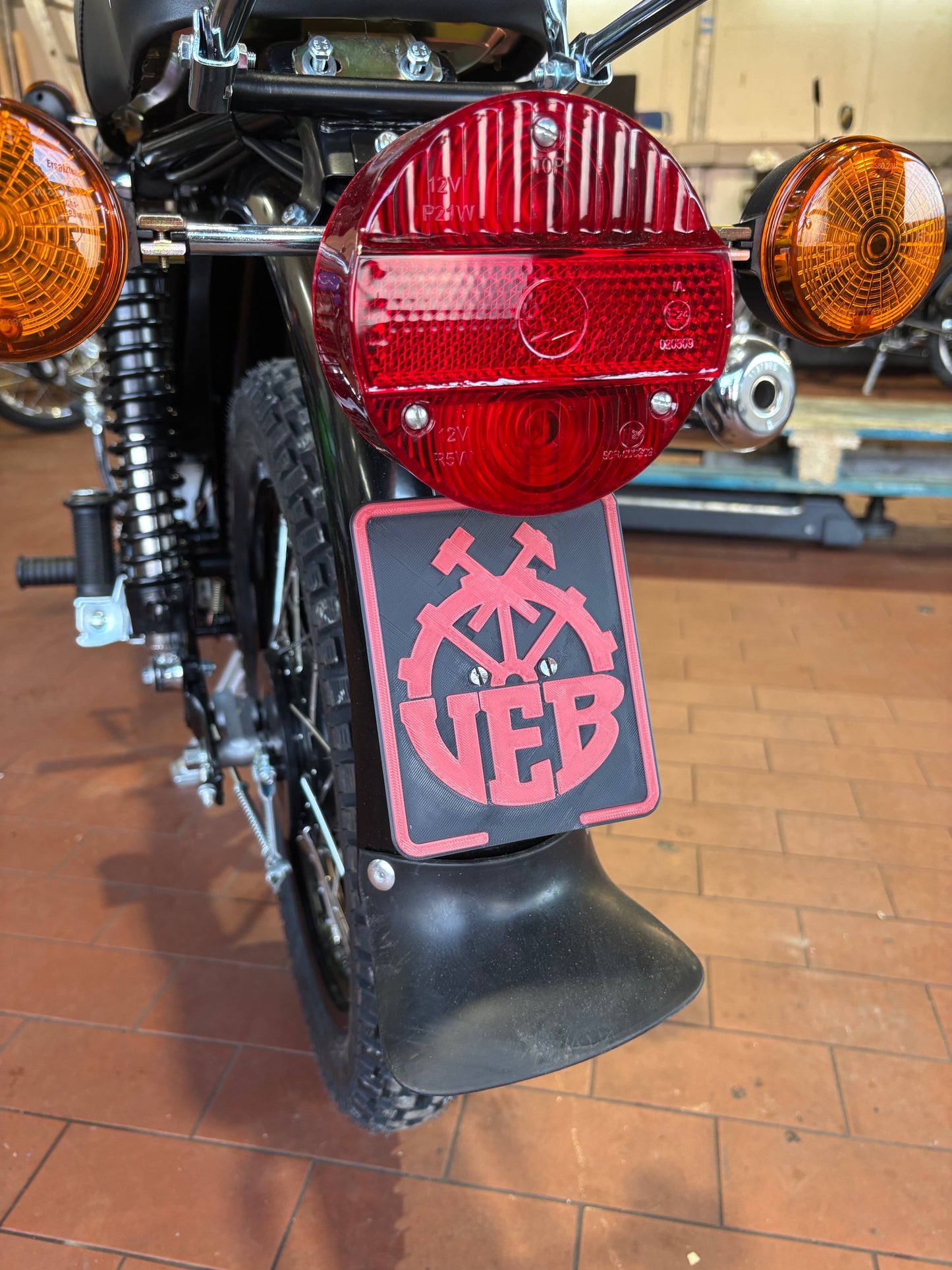 Simson Kennzeichen 3D Druck Custom VEB