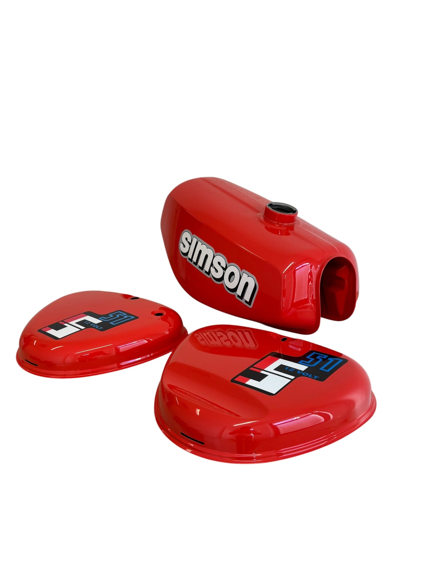 Simson Tank + Seitendeckel Rot S51/S50/S70 Enduro – B-Ware Ersatzteile