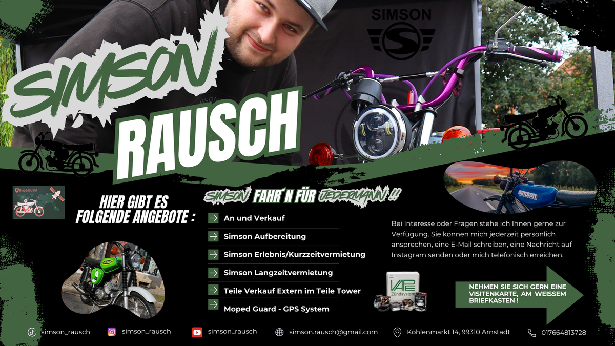 Neuaufgebaute Simson S51 Modelle mit Garantie und Zubehör – simsonrausch