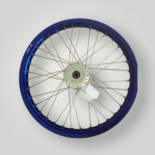 Simson 1.60x17 Felge Blau mit Scheibenbremsaufnahme – B - Ware – 17 Zoll Tuning - simsonrausch