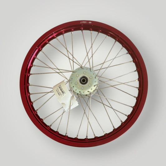 Simson 1.60x17 Felge Rot mit Scheibenbremsaufnahme – B - Ware – 17 Zoll Tuning - simsonrausch