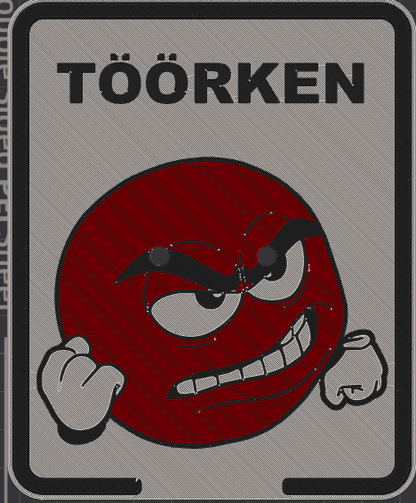 Simson Kennzeichen 3D Druck Custom GRRR Smilie - simsonrausch