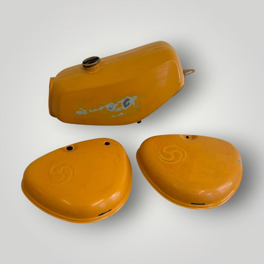 Simson Original Tank + Seitendeckel Saharabraun S51/S50/S70 – B - Ware Ersatzteile - simsonrausch