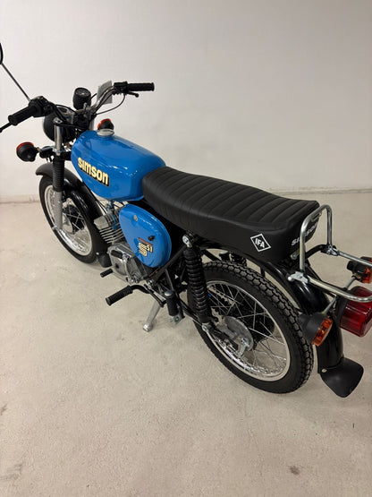 Simson S51 Blau Neuaufbau Sofort verfügbar - simsonrausch