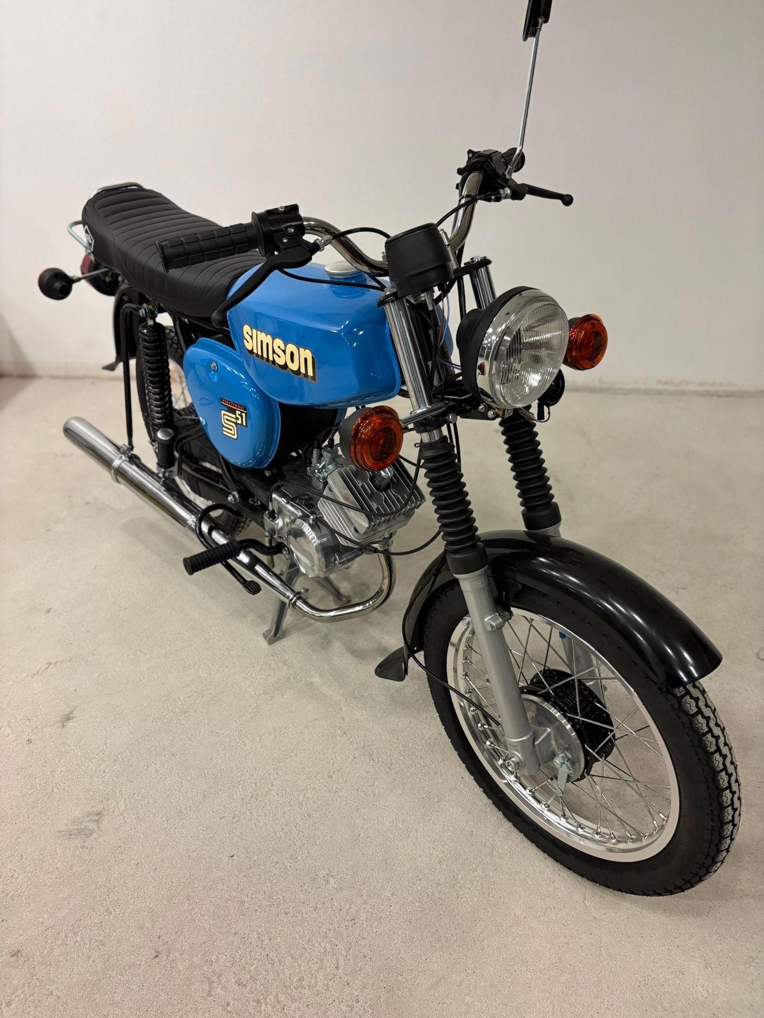 Simson S51 Blau Neuaufbau Sofort verfügbar - simsonrausch