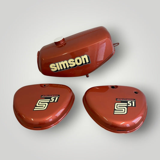 Simson Tank + Seitendeckel Bronze S51/S50/S70 – B - Ware Ersatzteile - simsonrausch