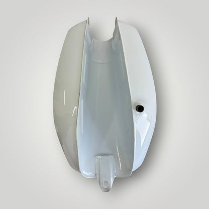 Simson Tank + Seitendeckel Weiß mit blau Stich S51/S50/S70 – B - Ware Ersatzteile - simsonrausch