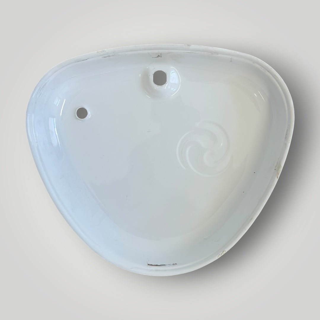 Simson Tank + Seitendeckel Weiß mit blau Stich S51/S50/S70 – B - Ware Ersatzteile - simsonrausch