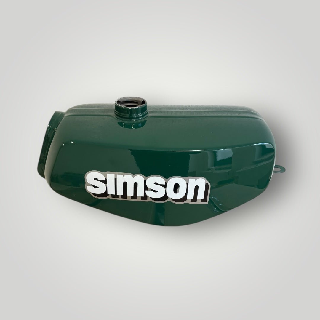 Simson Tank + Seitendeckel (Wirbel) Billardgrün S51/S50/S70 Enduro – B - Ware Ersatzteile - simsonrausch