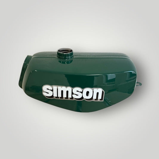 Simson Tank + Seitendeckel (Wirbel) Billardgrün S51/S50/S70 Enduro – B - Ware Ersatzteile - simsonrausch